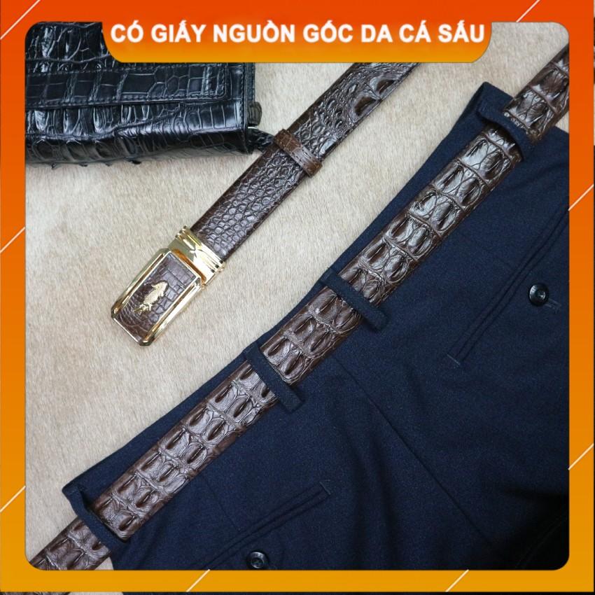 Dây Nịt Da Cá Sấu thương hiệu FADODA Da Cá Sấu CB04-01G