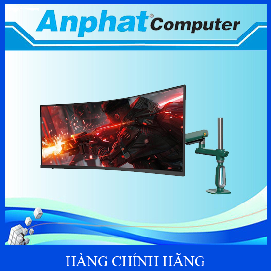 Giá Treo Màn Hình LCD Gắn Bàn NB K7 Xanh Lá LED RGB (32" - 60") – Hàng Chính Hãng