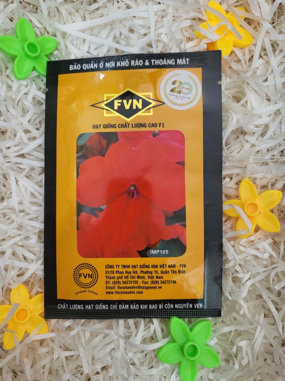 Hạt giống Mai Địa Thảo FVN FIMP105 Sunday Red gói 50 hạt