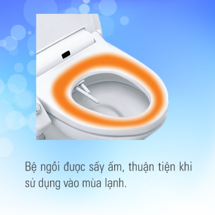 Nắp Bồn Cầu Điện Tử INAX CW-KA22AVN Bảng Điều Khiển Từ Xa