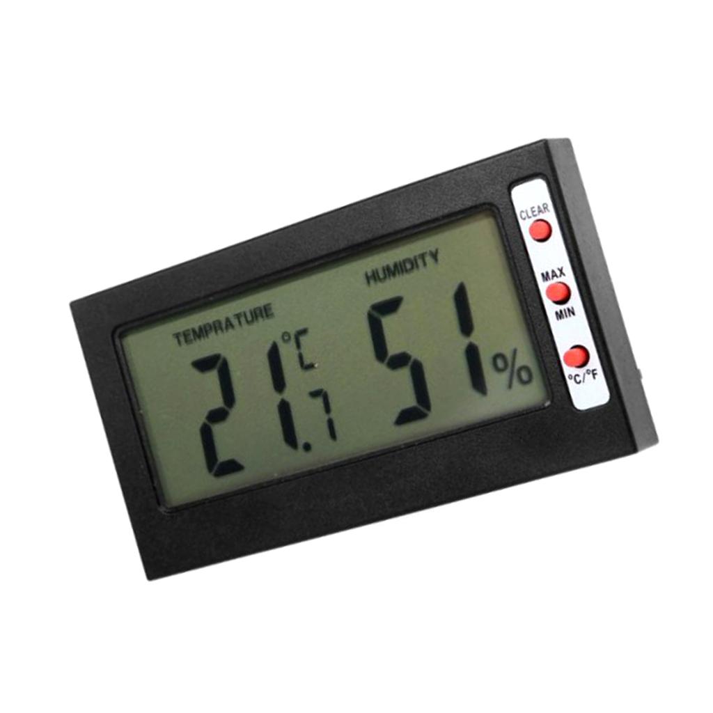 Mini Digital LCD Indoor Temperature Humidity Meter Thermometer Hygrometer