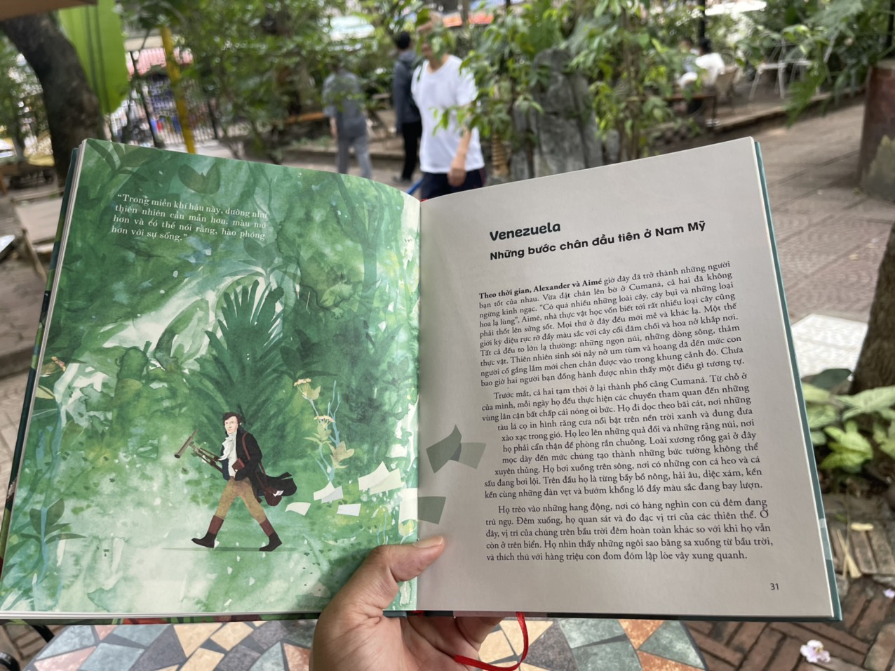 (Bìa cứng, in màu toàn bộ) ALEXANDER VON HUMBOLDT - Khao khát khám phá những vùng đất lạ- Volker Mehnert - Đào Minh Khánh dịch – Thái Hà - NXB Hà Nội