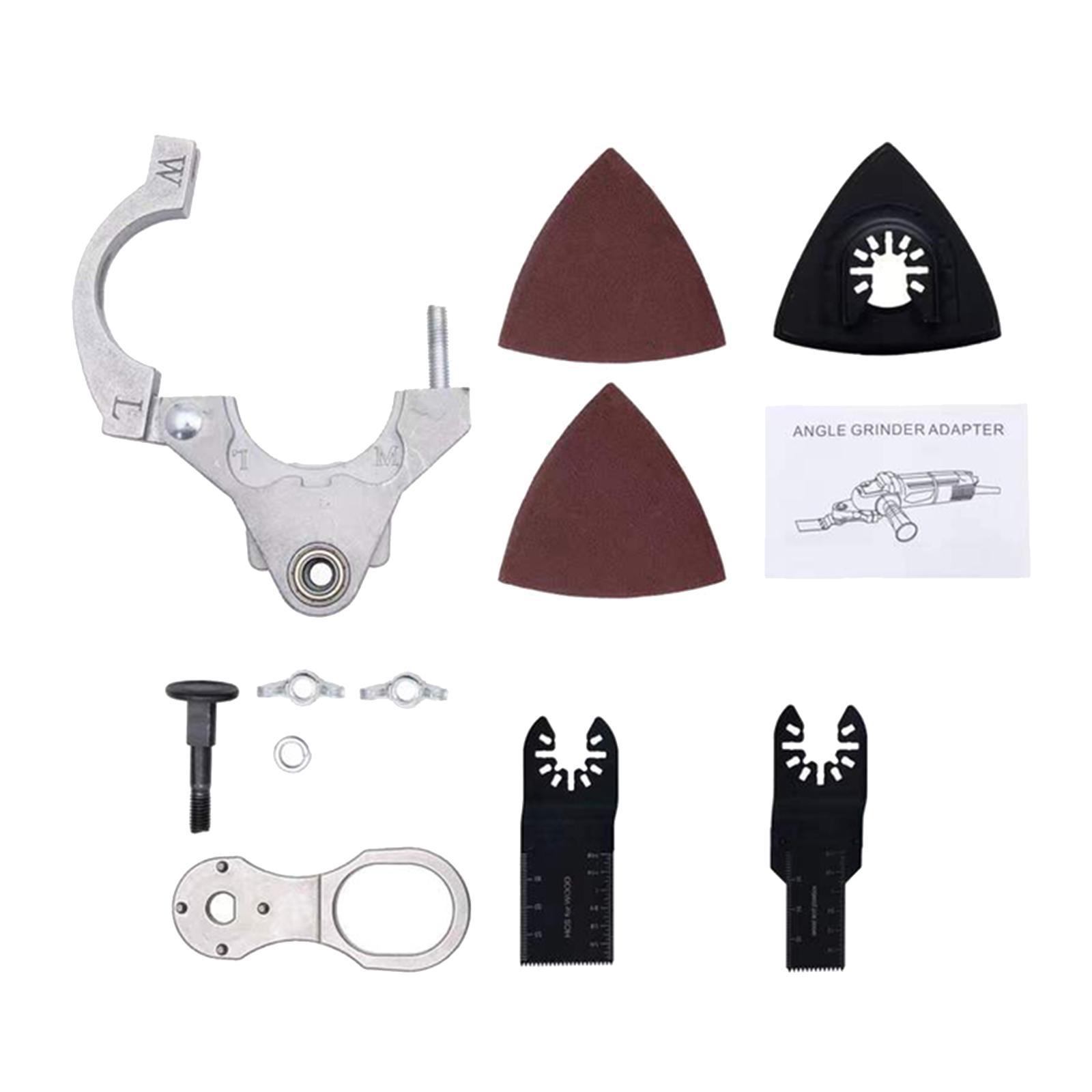 Oscillating Tool Durable Angle Grinder Adapter for Home DIY Cutting Grinding