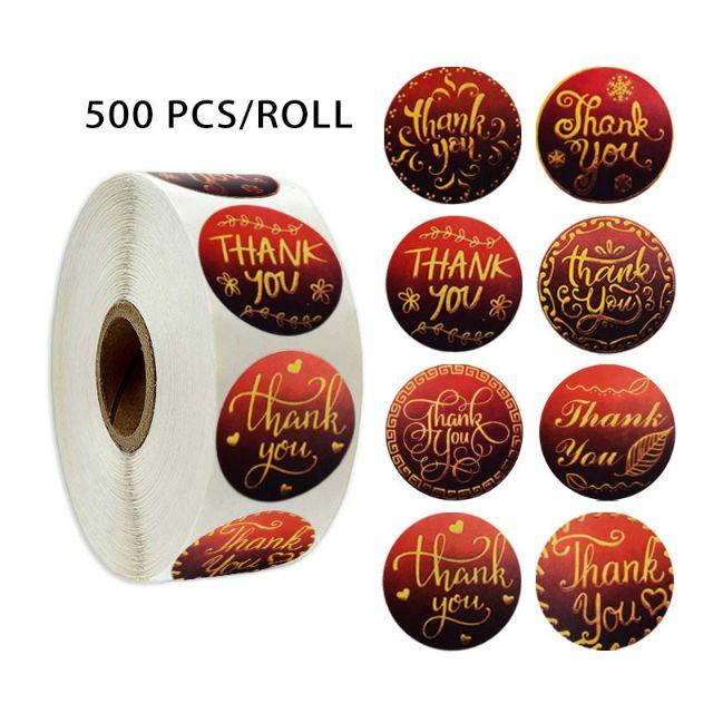 Tem giấy dán hộp bánh 500c, 2.5cm