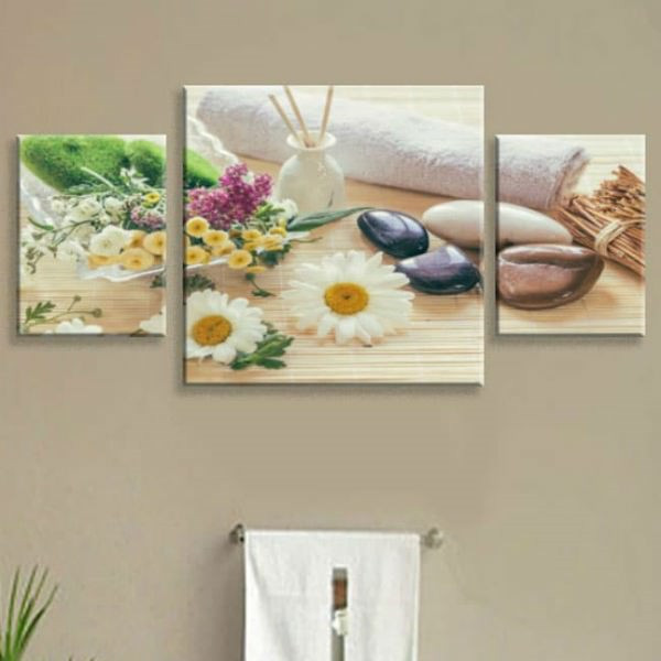 Bộ 3 Tranh Ép Gỗ MDF Trang Trí Spa Đẹp Và Độc Đáo W044