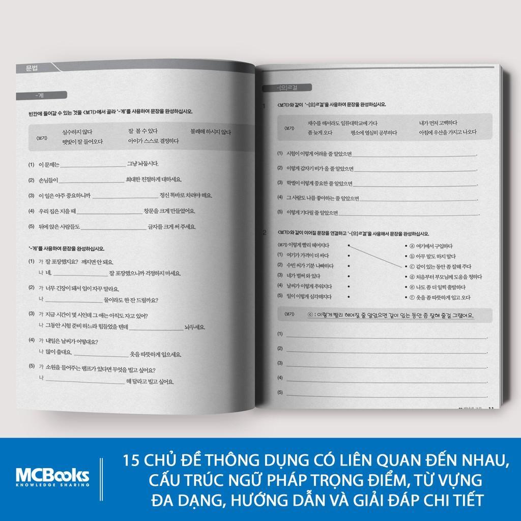 Bài Tập Tiếng Hàn Tổng Hợp Dành Cho Người Việt Nam Cao Cấp 5 - Bản Quyền