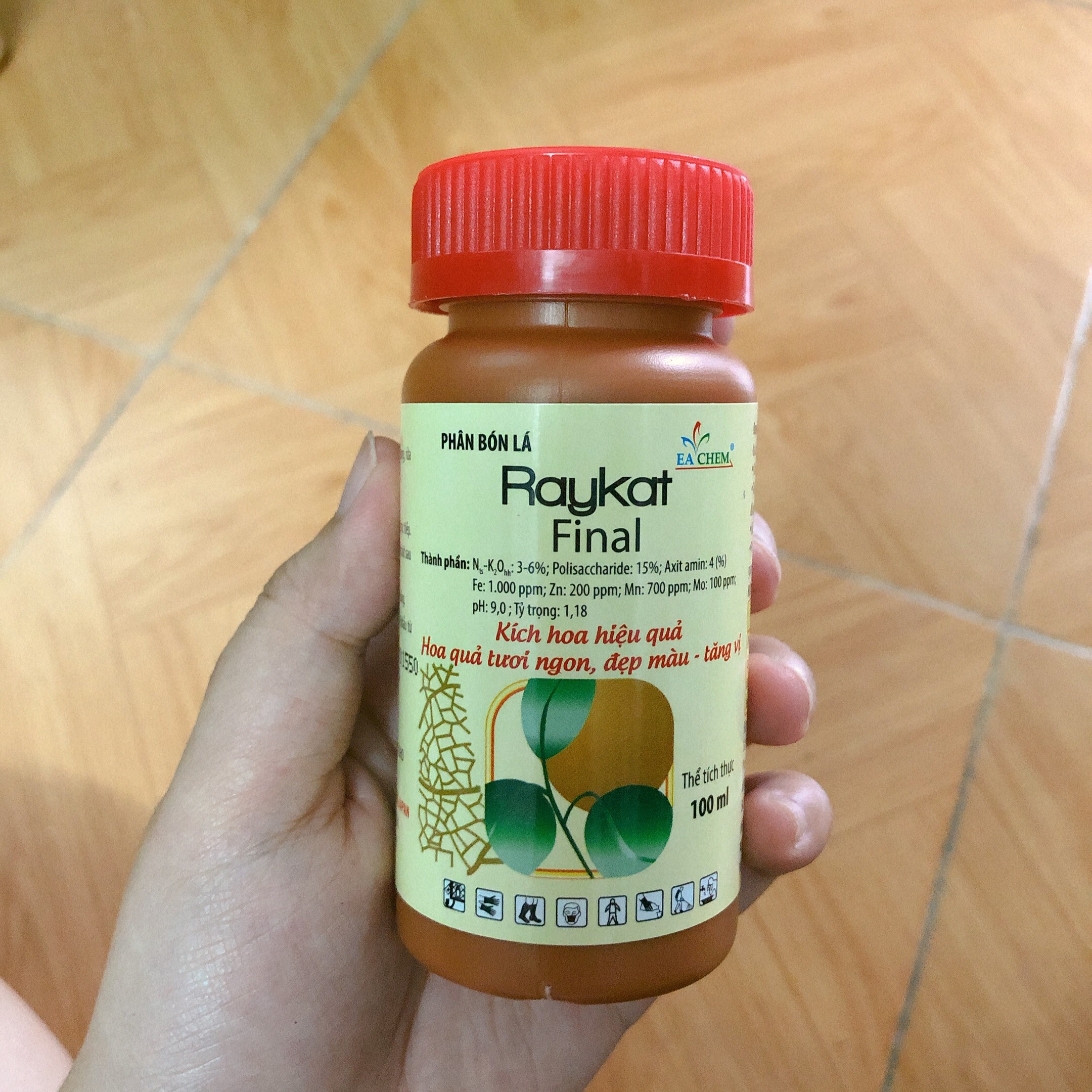 Raykat Final kích hoa hiệu quả, Hoa tươi ngon, Đẹp màu - 100 ml