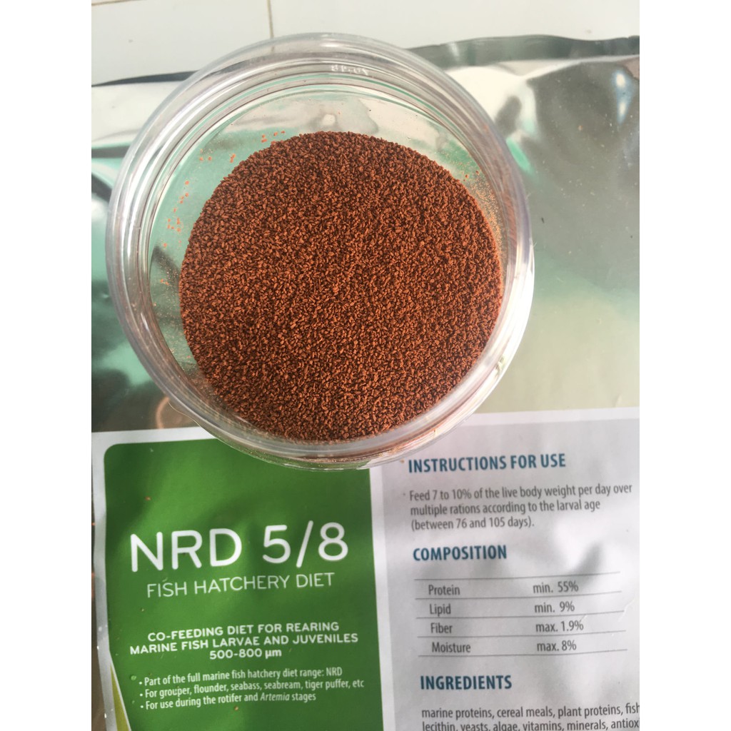 Thức Ăn Cho Cá Cảnh Cám INVIE 5/8 - Dành Cho Cá Lớn Guppy, Bình tích, 7 mày, Beta. Cá ham ăn, mau lớn, mập ú, màu đẹp. Không sình bụng, Đục nước.