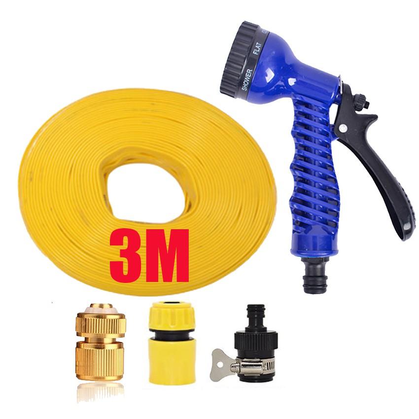 Bộ dây vòi xịt rửa xe, tưới cây, dọn dẹp nhà cửa 3-5m  206843