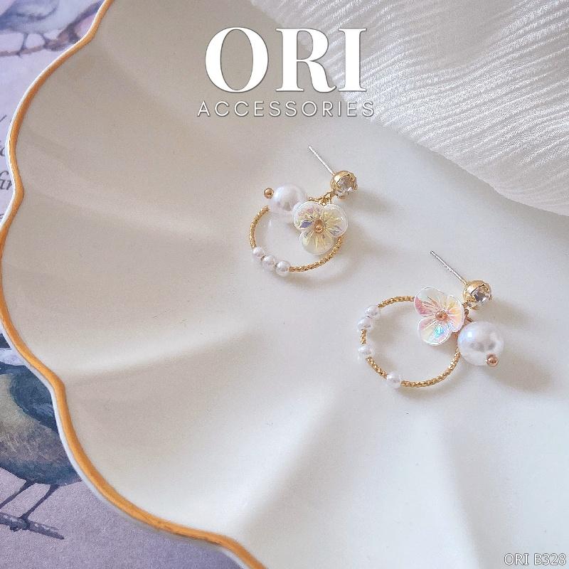 Bông tai nữ Vintage Pearl độc đáo thời trang ORI ACCESSORIES B328