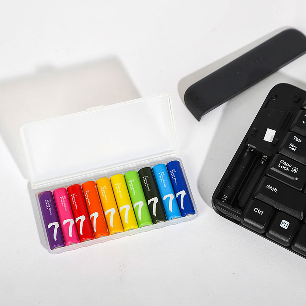 Bộ 10 pin tiểu AAA số 7 Xiaomi ZMI ZI7 Rainbow - Hàng Nhập Khẩu