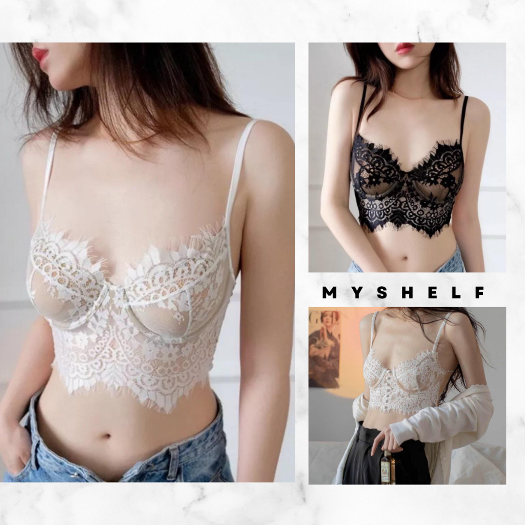 Áo bra ren nữ corset dáng đan chéo dây lưng sexy khuyến rũ siêu hot