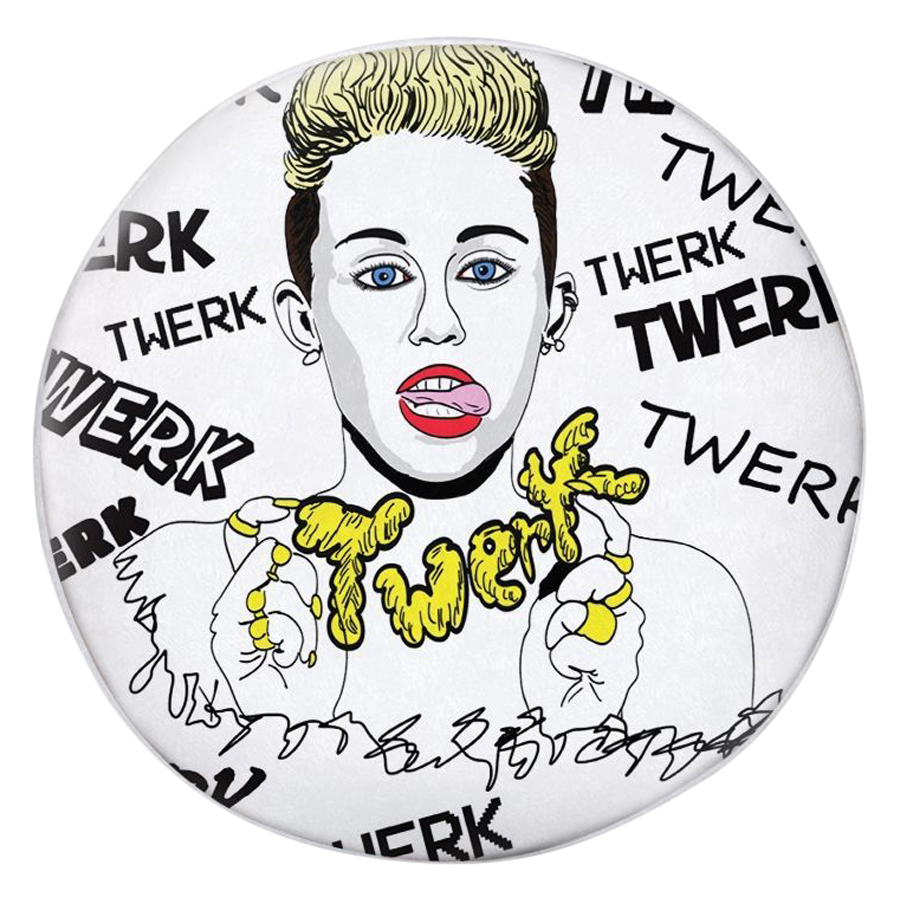 Gối tròn Twerk it like Miley Cirus - GOUP001