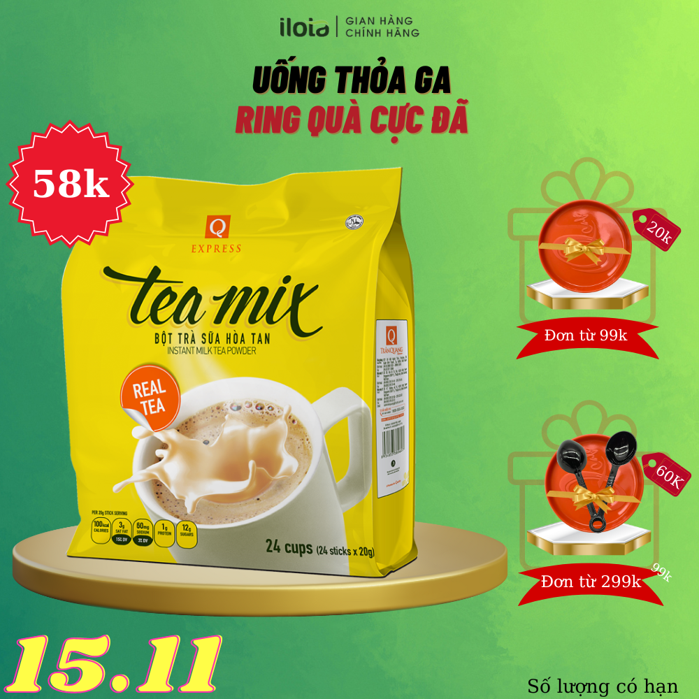 Trà Sữa uống liền Teamix Hoà tan Trần Quang