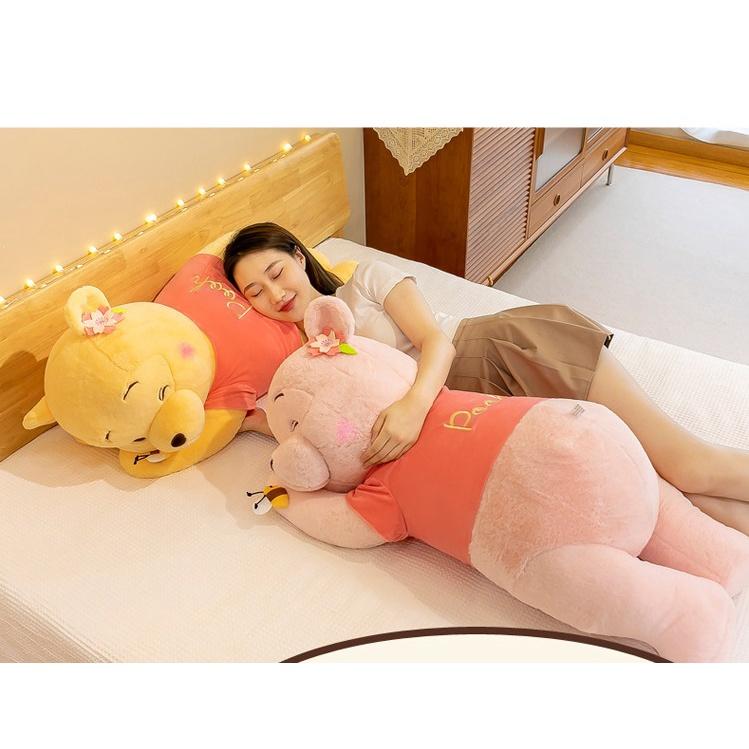 Gấu Pooh dáng nằm siêu cute cho bạn gái, hàng cao cấp chuẩn nhập khẩu - siêu mềm mịn
