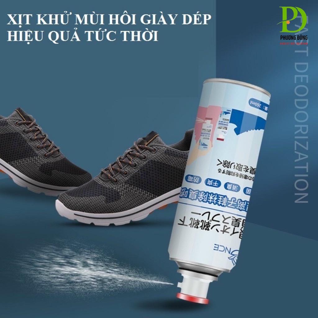 Chai Xịt Khử Mùi Giày, hôi chân hàng Nhật, Công Nghệ Nano Bạc Khử Mùi Hiệu Quả nhãn hiệu GNCE