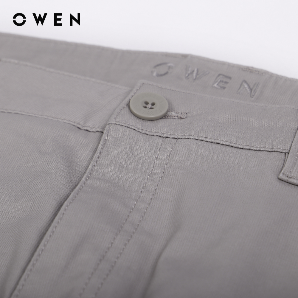 Quần khaki CVC Spandex Trơn