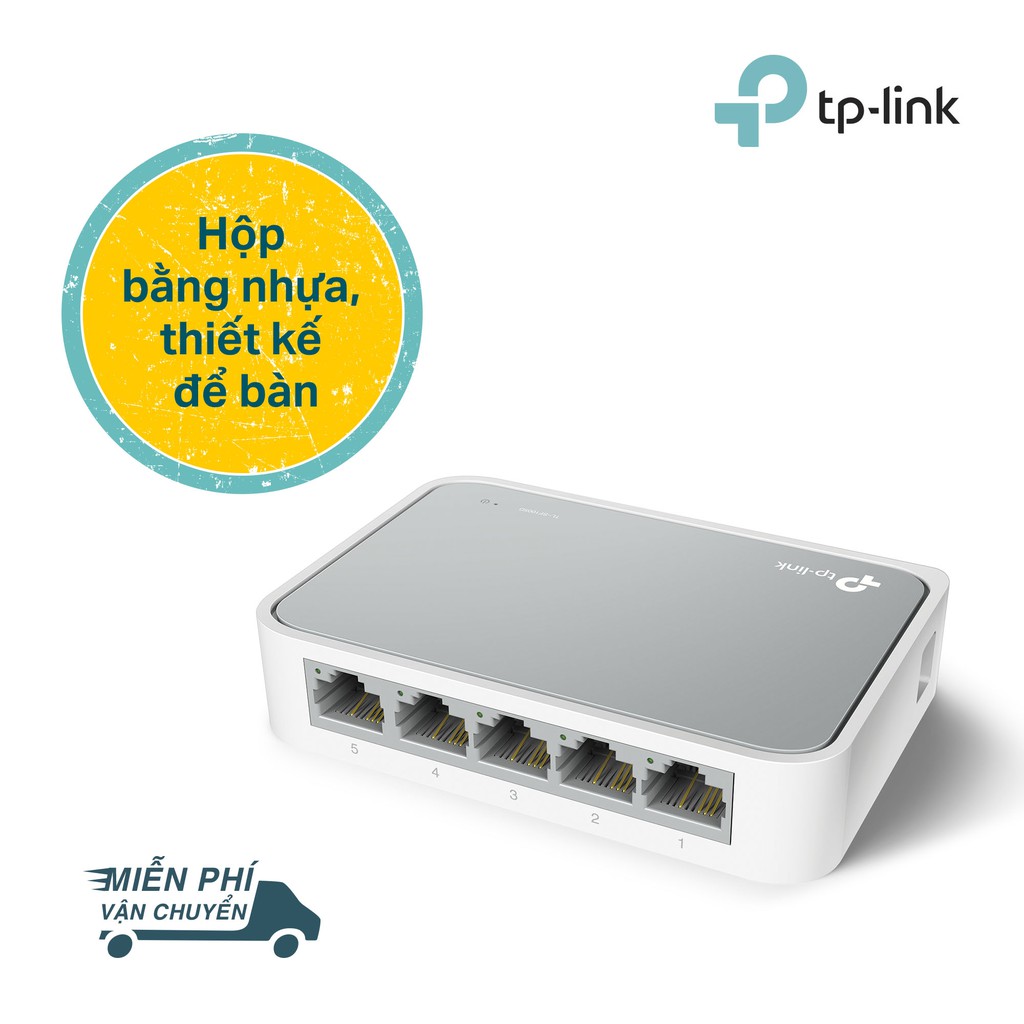 Bộ Chia Tín Hiệu TP-Lin TL-SF1005D 5 cổng Switch 5 ports 10/100Mbps