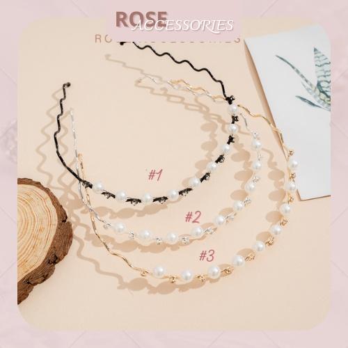 Bờm tóc ngọc trai nhân tạo phong cách Hàn Quốc Rose.Accessories mã B01