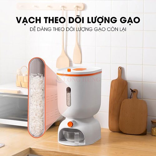 Thùng đựng gạo thông minh BONBOX BKE701 - Hàng chính hãng