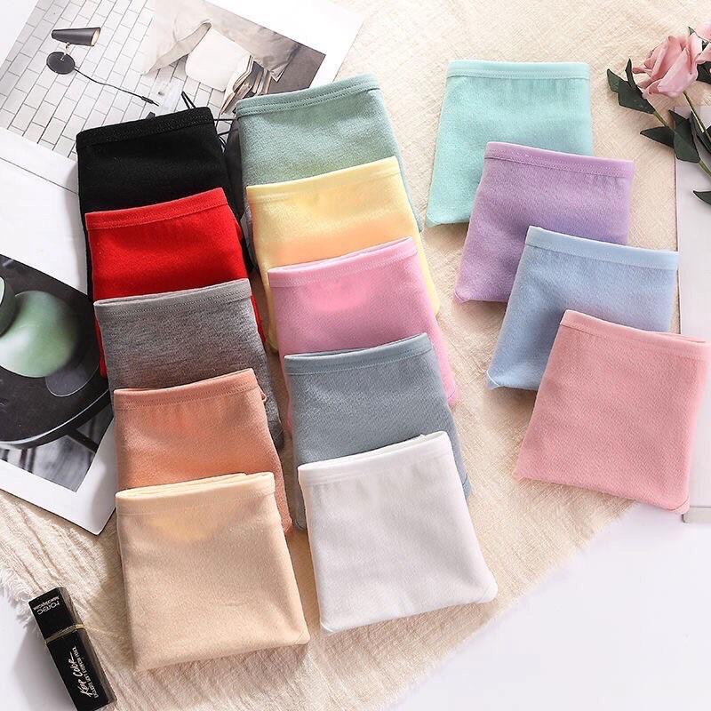 Quần Lót Nữ Cotton Màu Trơn Nhiều Màu Mainia Shop