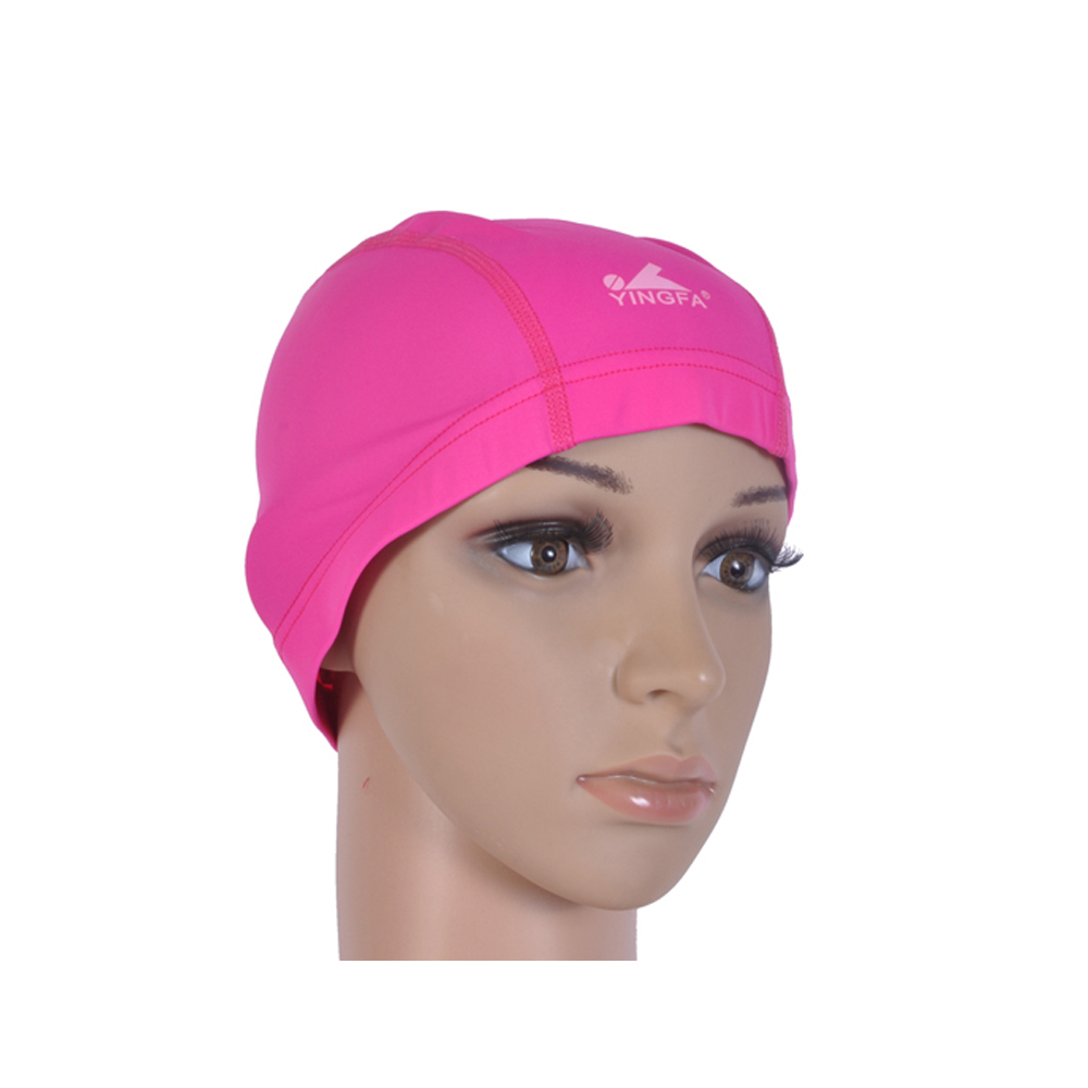 Mũ bơi vải co giãn cao cấp Yingfa chống tia UV bảo vệ mắt