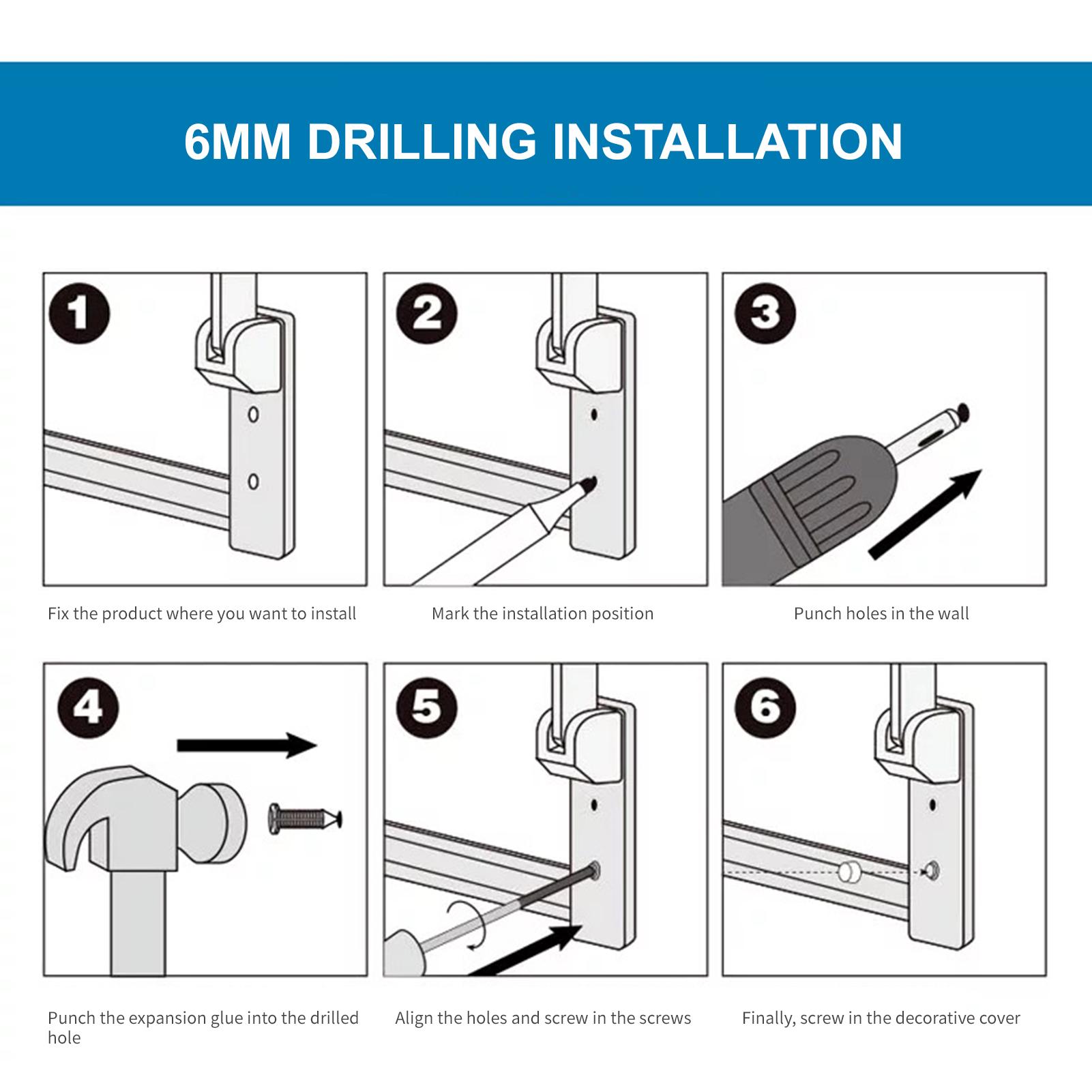 Giá để khăn tắm treo tường 2 tầng với 4 móc có thể tháo rời bằng thép không gỉ