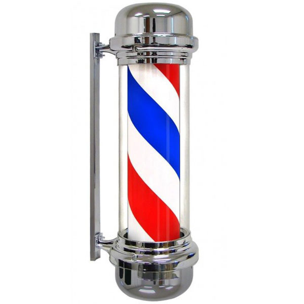 Đèn xoay phong cách barber pole