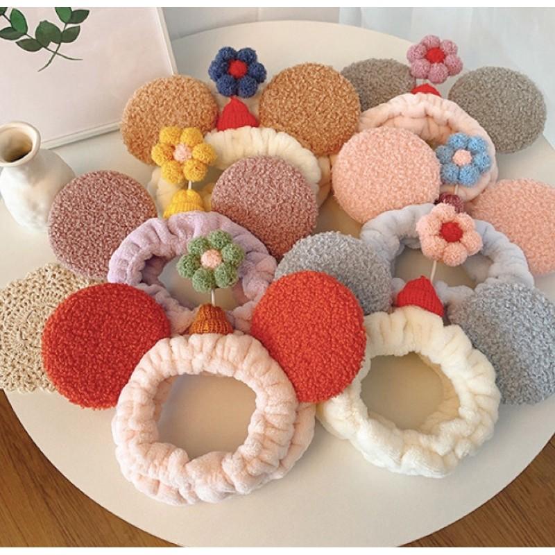 Băng đô rửa mặt gọn gàng tiện lợi co dãn tốt - Bờm cài tóc lông xù siêu cute cưng xỉu - Sỉ lẻ phụ kiện tóc giá rẻ
