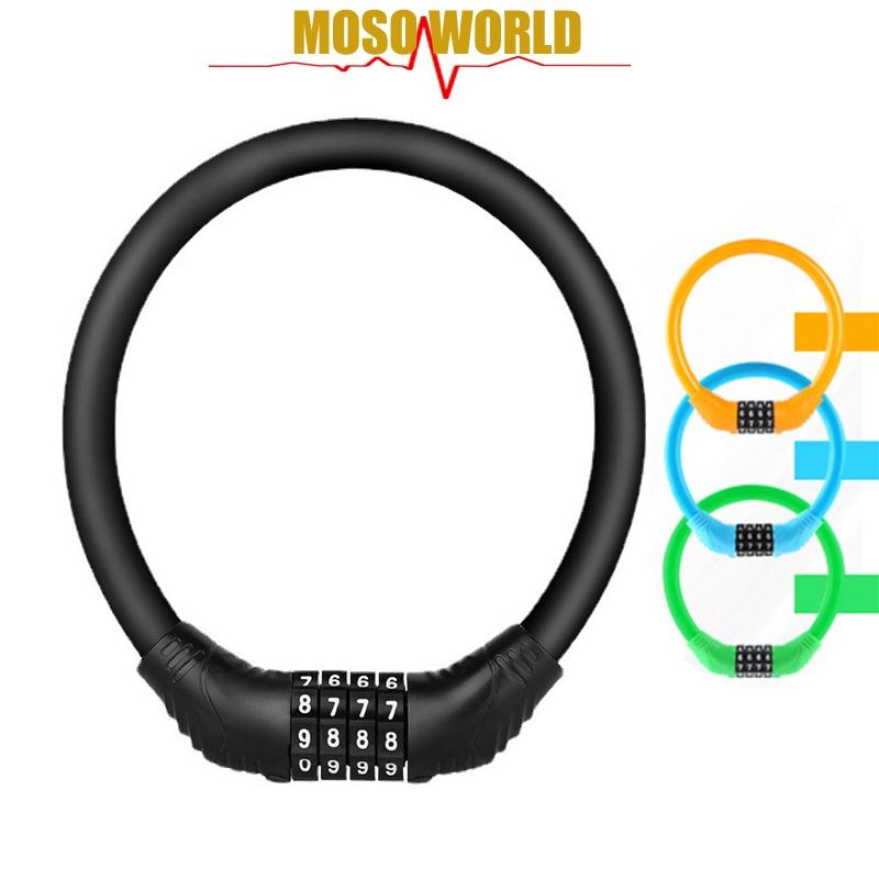 Vòng khóa MOSOWORLD cứng cáp an toàn chống trộm hiệu quả cho xe đạp