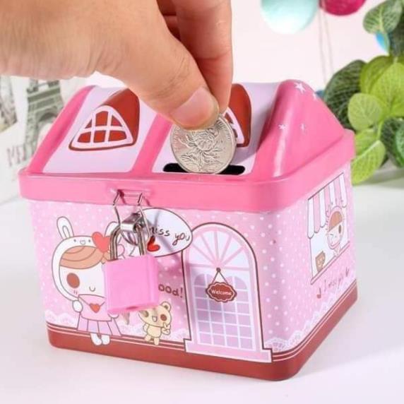 Két đựng tiền hình ngôi nhà, Két sắt mini tiết kiệm tiền gia đình