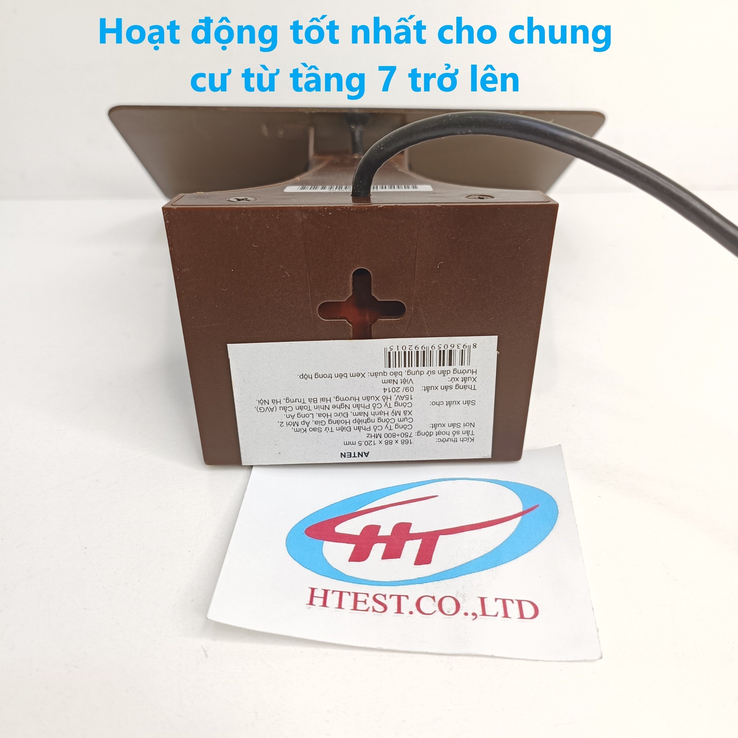 Hình ảnh anten bàn trong nhà AVG dùng cho nhà chung cư cao tầng và nhà gần trạm phát sóng DVB T2, Hàng Chính Hãng. có dây cấp nguồn 5V