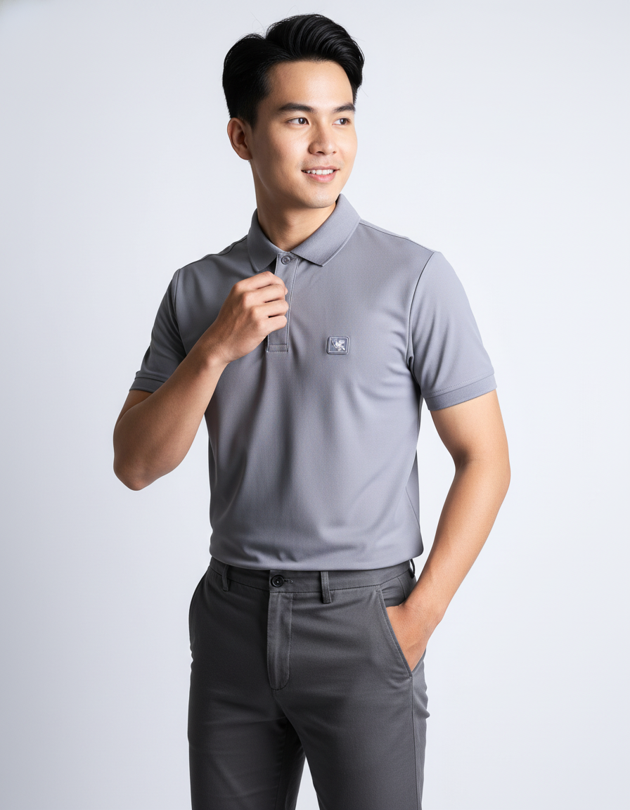Áo Polo Nam Slim Fit Màu HR4-F098-23