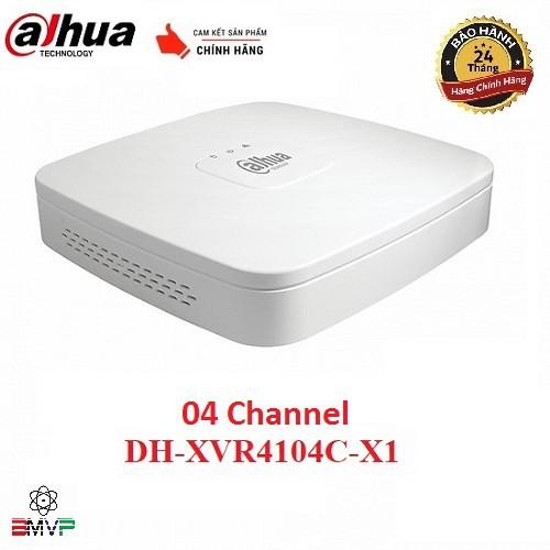 ĐẦU GHI HÌNH DAHUA 4 CỔNG DH-XVR4104C-X1 - HÀNG CHÍNH HÃNG