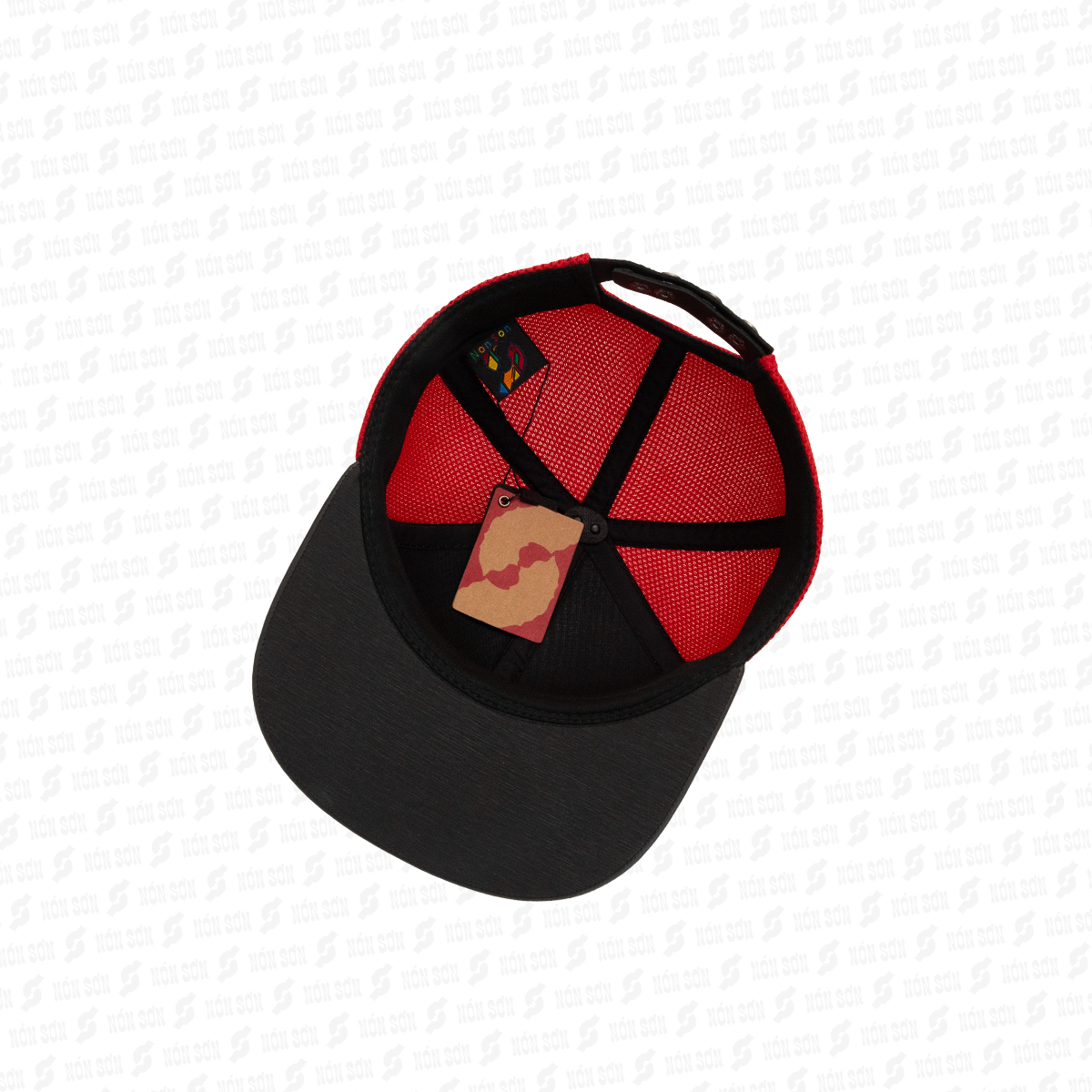 Mũ snapback hiphop nam nữ NÓN SƠN chính hãng MC210BK-ĐO1