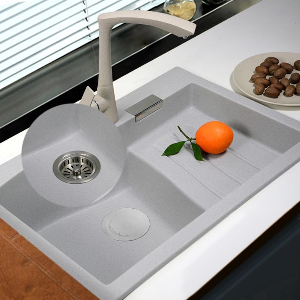 8X Rubber Kitchen Sink Drain Stop Strainer Basin Plug Cover Bathroom Supplies