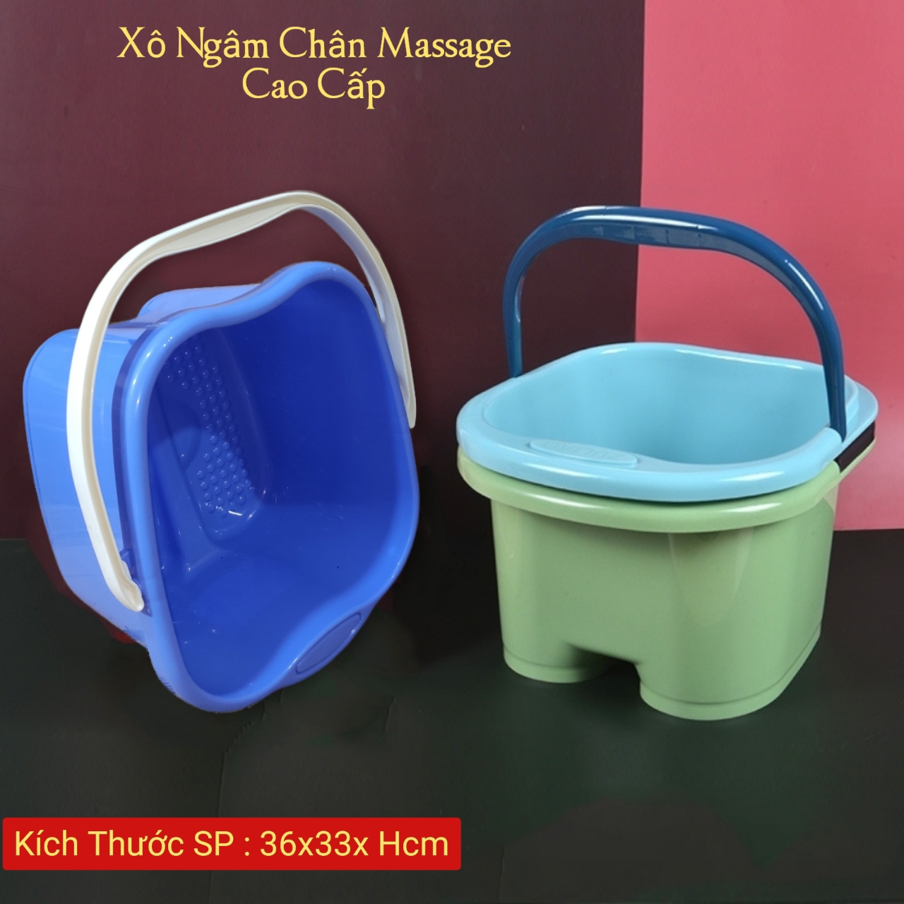 Xô/ Chậu Ngâm Chân Massage cao cấp