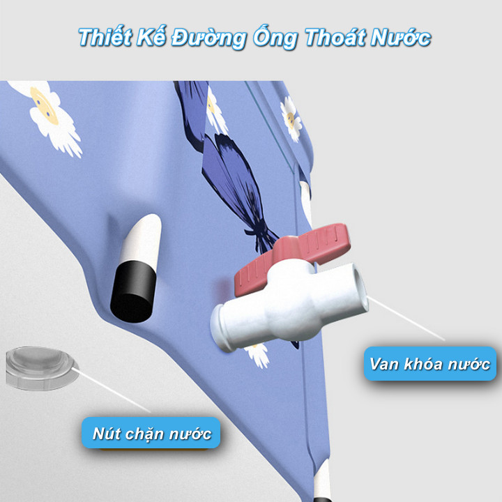 Bồn Tắm Gia Đình Đặt Góc Spa Bathtub Có Thể Gập - Home and Garden