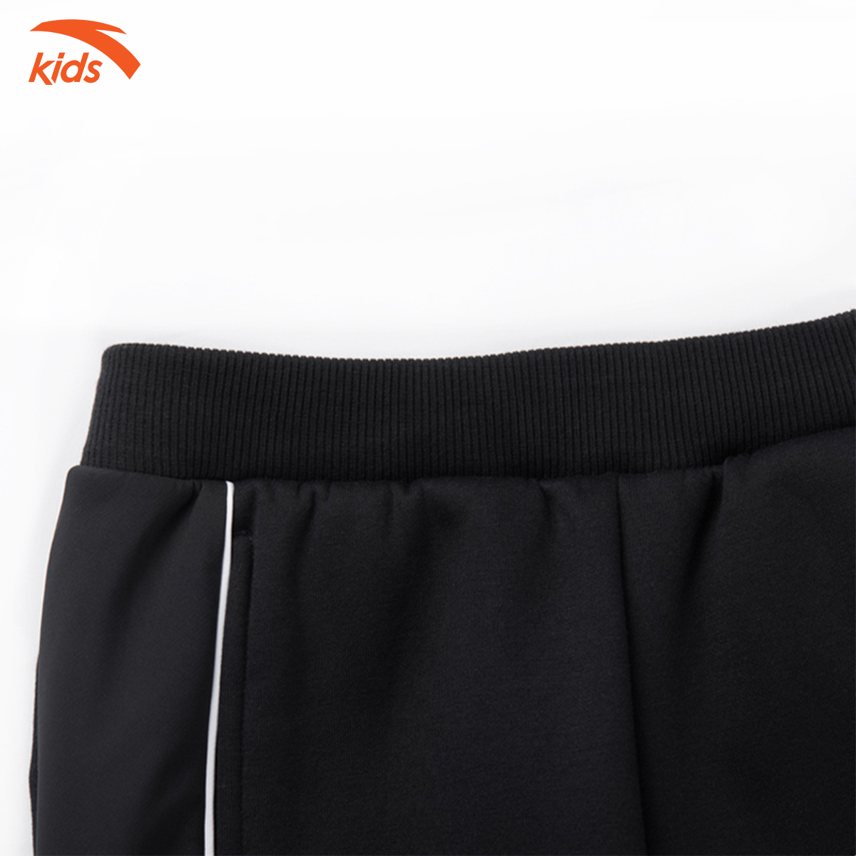 Quần dài thể thao bé gái chất liệu nỉ, lưng chun Anta Kids 362248749S