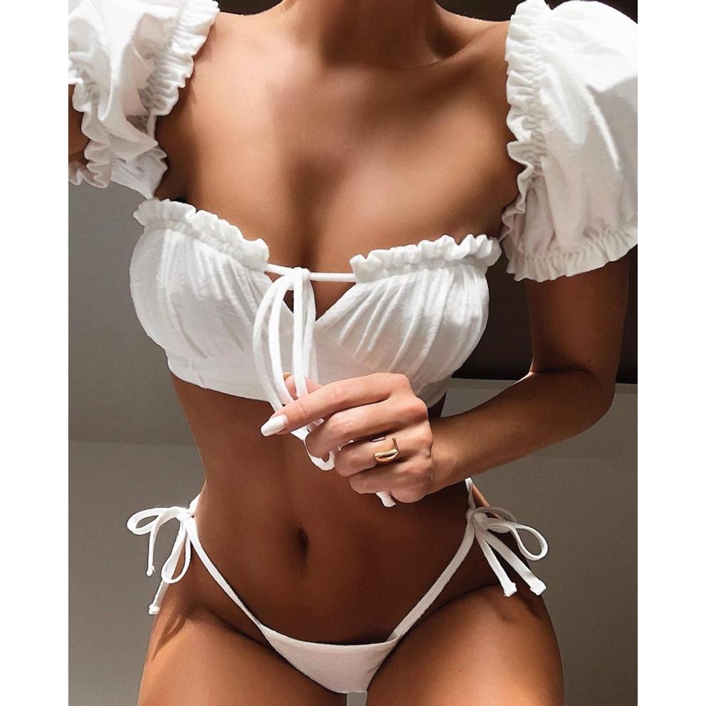 Women's swimwear swimwear with sleeves BIKINI
