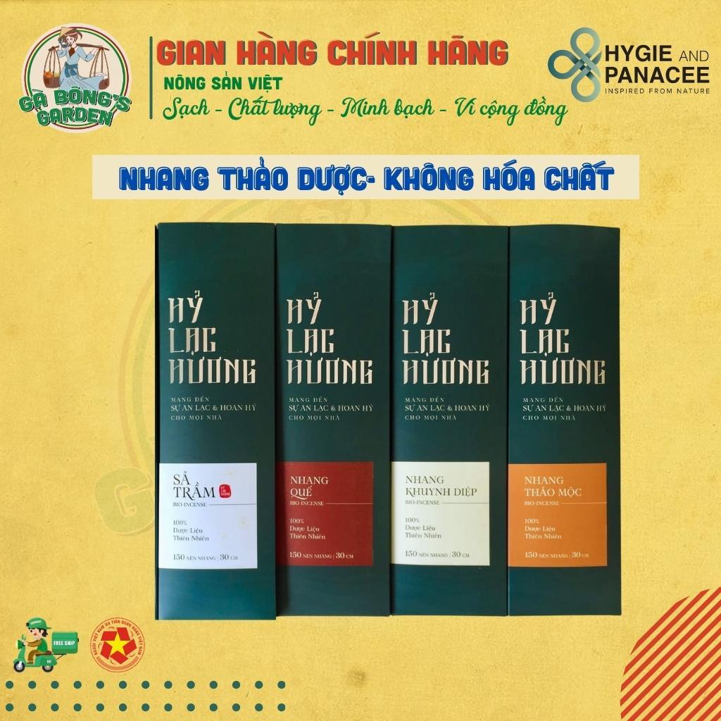 Hỷ Lạc Hương Nhang Thảo Dược Hygie Khử Khuẩn Thanh Sạch Ấm Cúng Khuynh Diệp Sả Trầm Quế