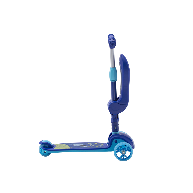 Xe Trượt SCOOTER 3 Bánh Chipmunk 2 Trong 1 Màu Xanh CM-S2B