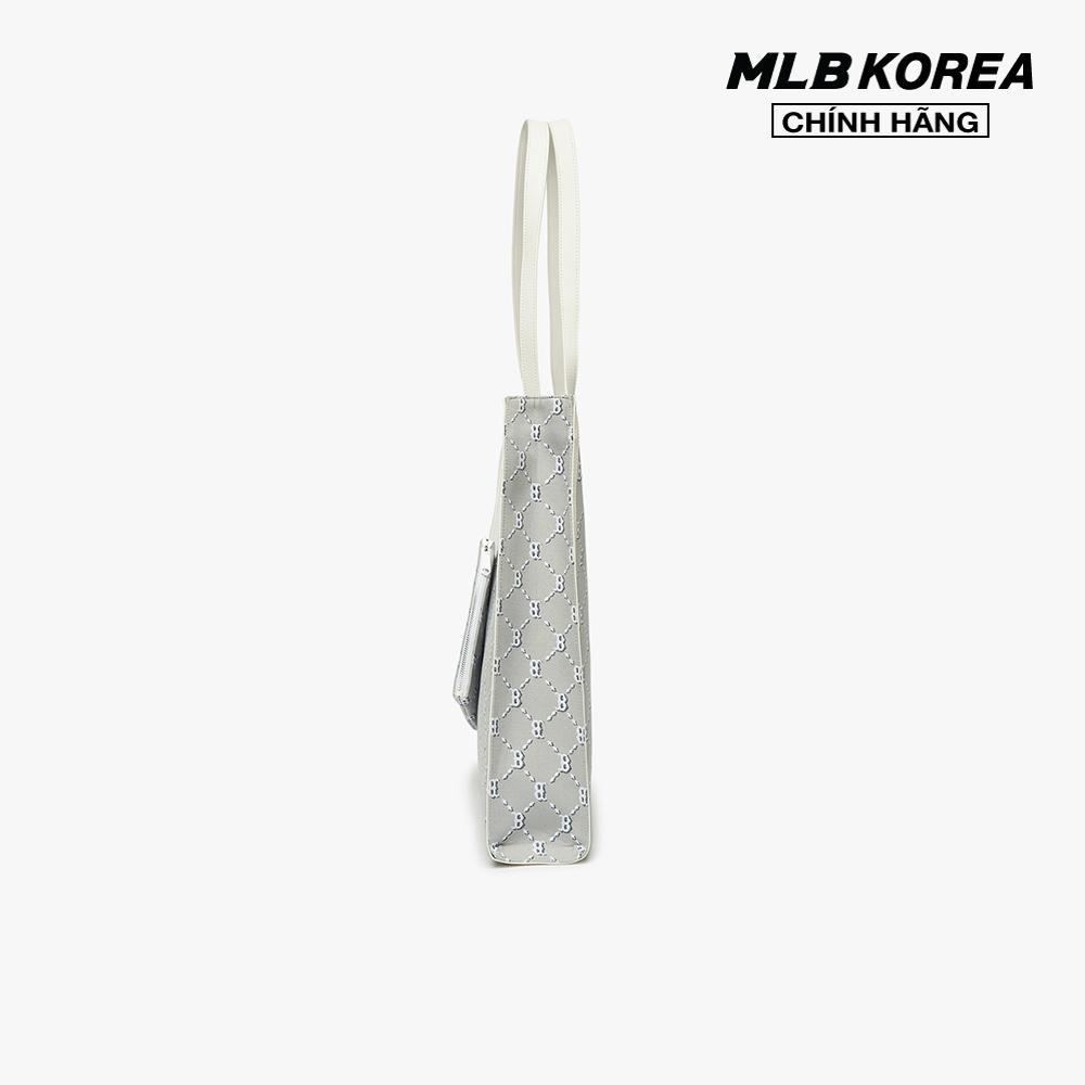 MLB - Túi tote chữ nhật Monogram Diamond Jacquard 3AORM012N