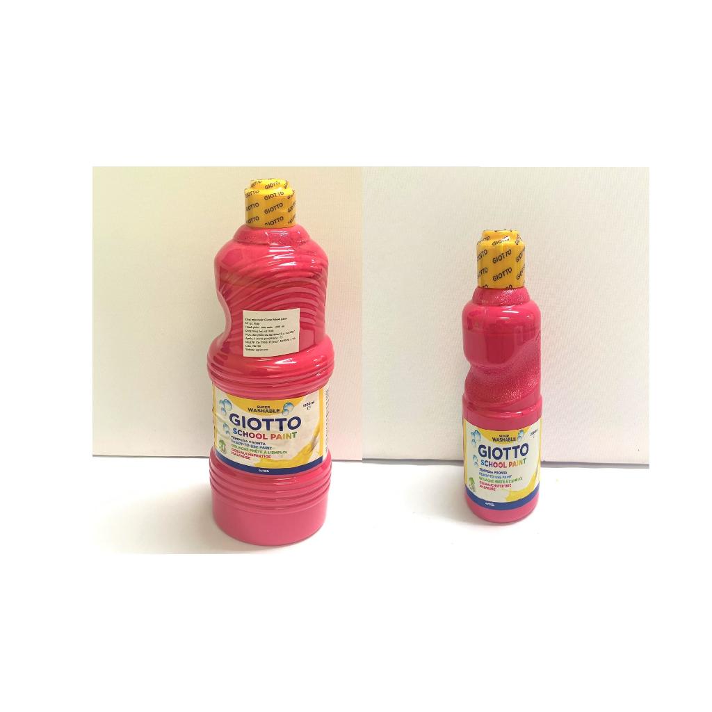 Chai màu nước nhập khẩu Italy GIOTTO School Paint loại 1000ml các màu