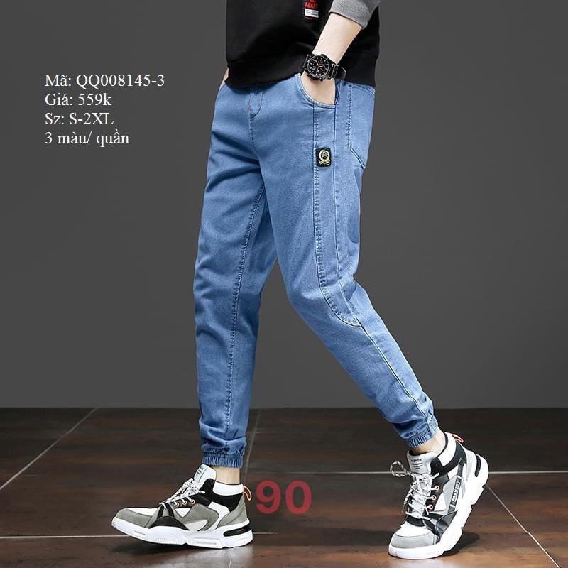 Quần jean nam ống bo cao cấp - chất denim co dãn tốt (ảnh thật) hàng chuẫn shop BEN shop0807 DN3