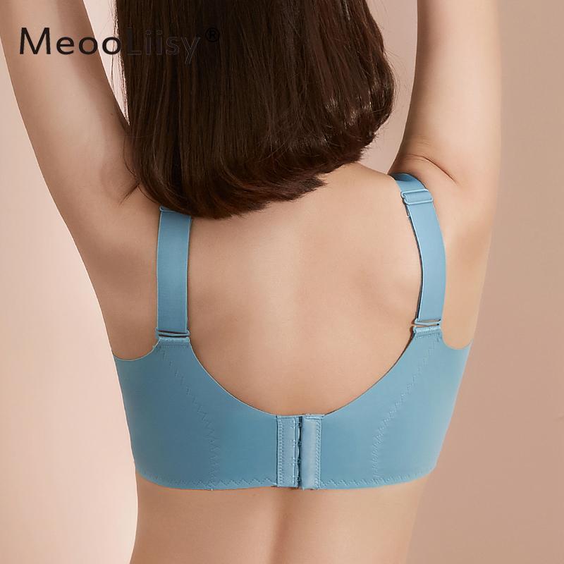 Liền Mạch Plus Kích Thước Áo Ngực C D Cốc Không Dây Quần Lót Sexy Push Up Áo Mềm Mại Thoải Mái