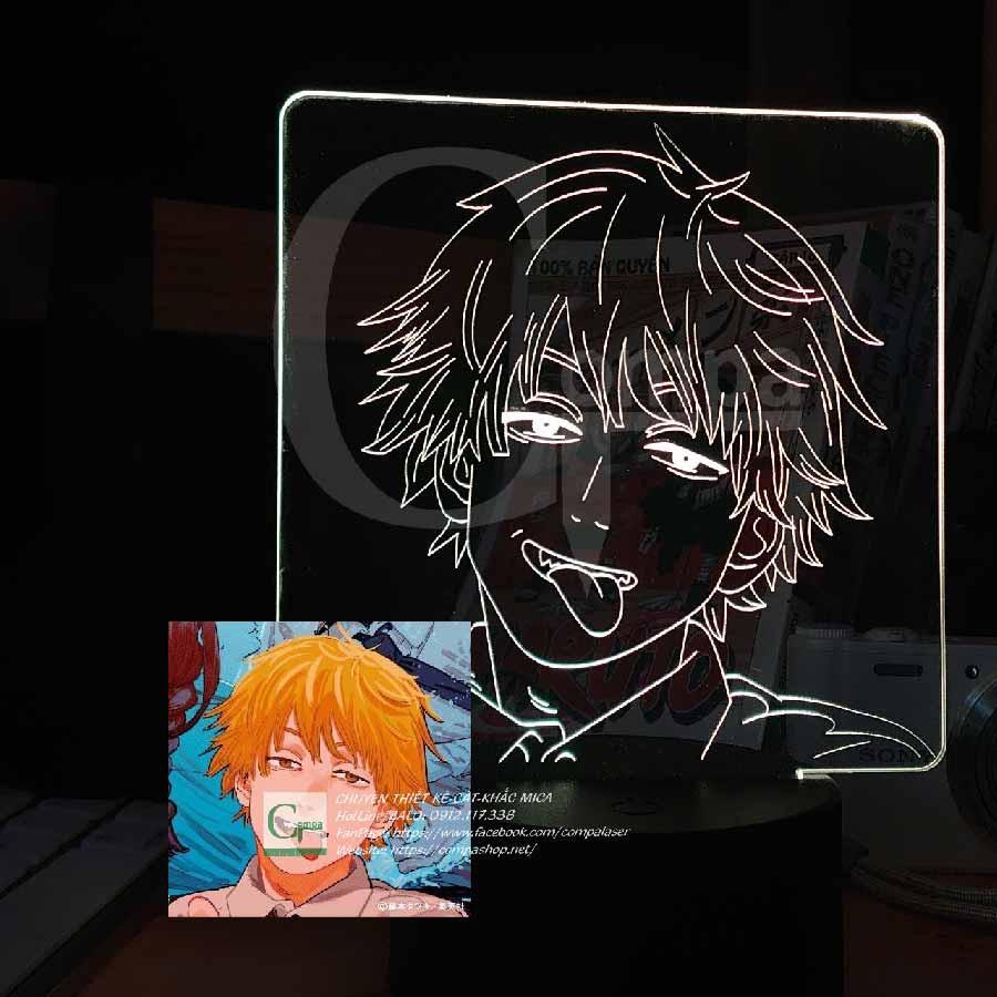 Đèn Ngủ Anime LED 3D Chainsaw Man Denji Type 01 ACSM0201 16 MÀU TÙY CHỈNH