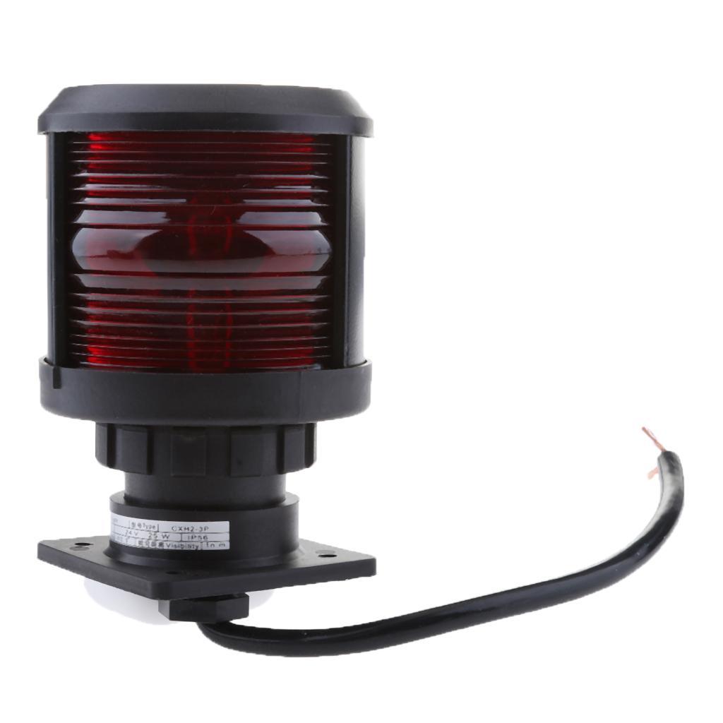 Marine Boat Yacht Masthead/Stern/Anchor LED Light Red One