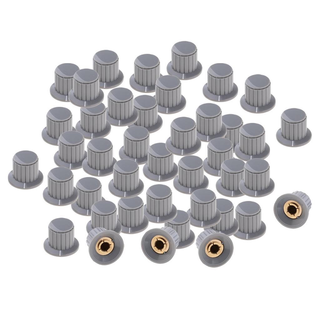 50pcs Potentiometer Bakelite Knob with Copper Core  KYP25-18 6.35mm