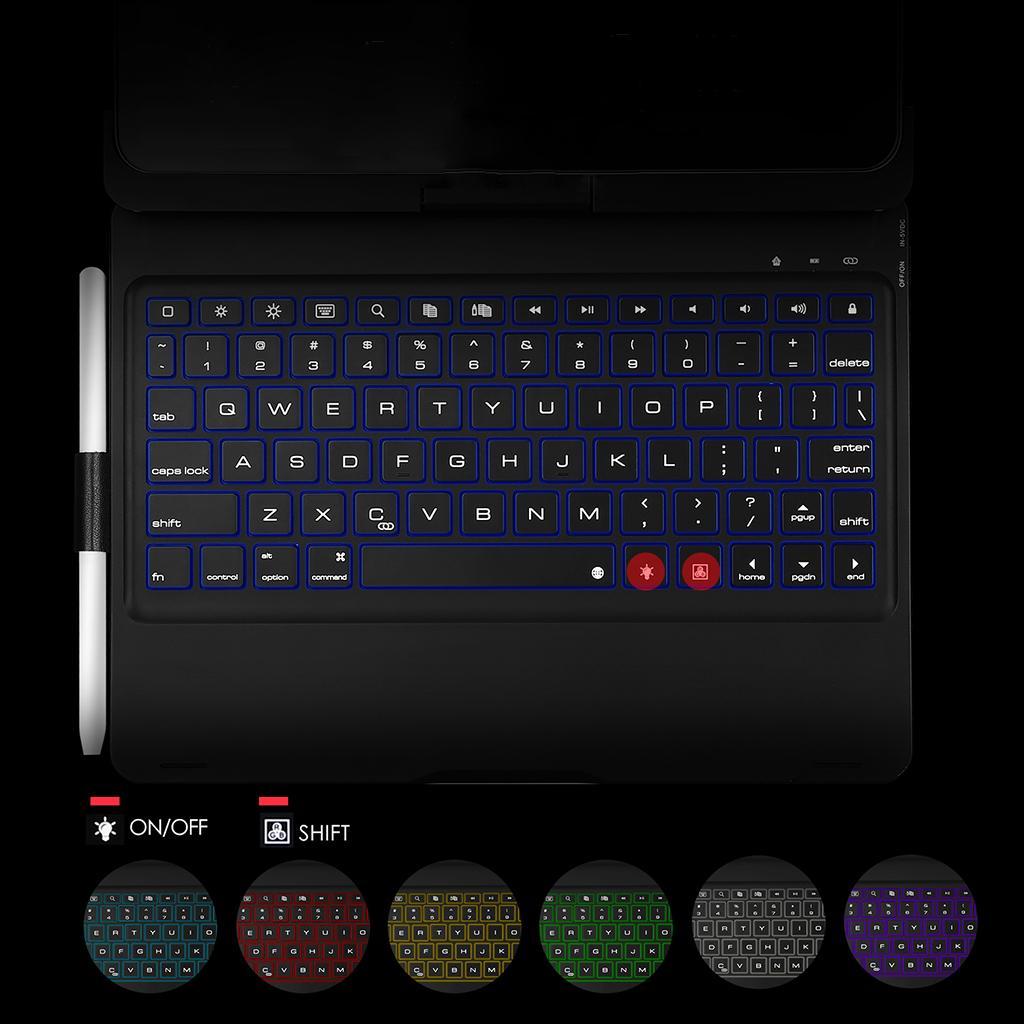 Detachable wireless keyboard cover, protective film black